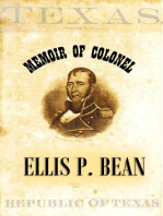 Memoir of Colonel Ellis P. Bean, Written by Himself, About the Year 1816