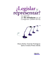 ¿Legislar y representar?: La agenda de las senadoras en el Congreso 2006-2010