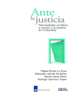 Ante la justicia: Necesidades jurídicas y acceso a la justicia en Colombia