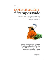 La constitución del campesinado