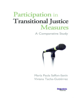 Participation in Transitional Justice Measures
