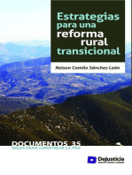 Estrategias para una reforma rural transicional