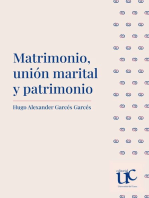 Matrimonio, unión marital y patrimonio