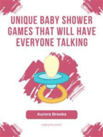 Unique Baby Shower Games That Will Have Everyone Talking