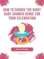 How to Choose the Right Baby Shower Venue for Your Celebration