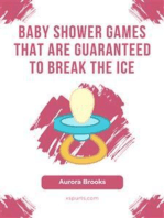 Baby Shower Games That Are Guaranteed to Break the Ice