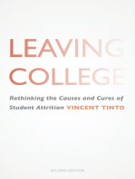 Leaving College: Rethinking the Causes and Cures of Student Attrition