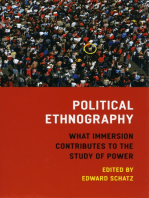 Political Ethnography: What Immersion Contributes to the Study of Power