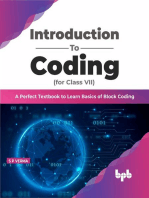 Introduction To Coding for Class VII: A Perfect Textbook to Learn Basics of Block Coding (English Edition)