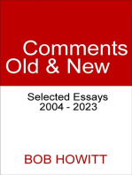 Comments Old and New