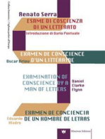 Esame di coscienza di un letterato: Examen de conscience d'un littéraire, Examination of conscience by a man of letters, Examen de conciencia de un hombre de letras