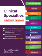 Clinical Specialties: Medical student revision guide