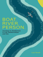 Boat. River. Person.