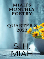 Miah's Monthly Poetry 2023 Quarter 3: Miah's Monthly Poetry Bundles, #1