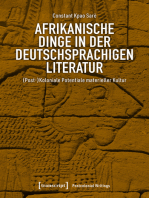 Afrikanische Dinge in der deutschsprachigen Literatur: (Post-)Koloniale Potentiale materieller Kultur