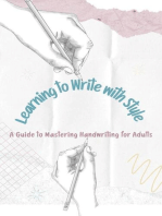 Learning to Write with Style