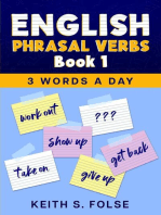 English Phrasal Verbs Book 1: 3 Words a Day