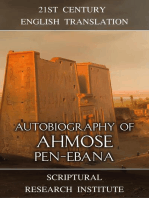Autobiography of Ahmose pen-Ebana