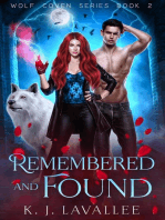 Remembered and Found: Wolf Coven Series, #2