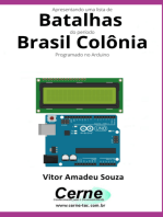 Apresentando Uma Lista De Batalhas Do Período Brasil Colônia Com Display Lcd Programado No Arduino