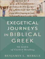 Exegetical Journeys in Biblical Greek