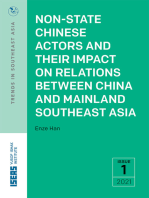 Non-State Chinese Actors and Their Impact on Relations between China and Mainland Southeast Asia