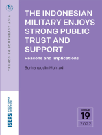 The Indonesian Military Enjoys Strong Public Trust and Support