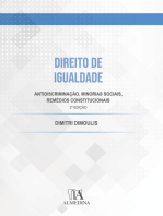 Direito de Igualdade 2ed: Antidiscriminação, minorias sociais, remédios constitucionais