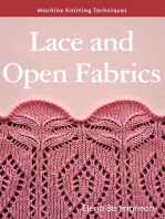 Lace and Open Fabrics: Machine Knitting Techniques