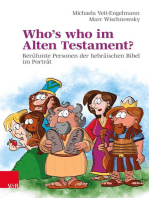 Who's who im Alten Testament?: Berühmte Personen der hebräischen Bibel im Porträt