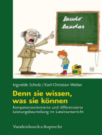 Denn sie wissen, was sie können: Kompetenzorientierte und differenzierte Leistungsbeurteilung im Lateinunterricht