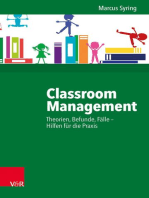 Classroom Management: Theorien, Befunde, Fälle – Hilfen für die Praxis