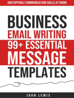Business Email Writing: 99+ Essential Message Templates  Unstoppable Communication Skills at Work
