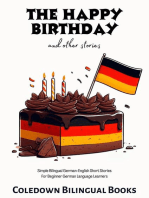 The Happy Birthday and Other Stories: Simple Bilingual German-English Short Stories For Beginner German Language Learners