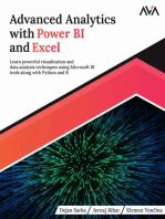 Advanced Analytics with Power BI and Excel: Learn powerful visualization and data analysis techniques using Microsoft BI tools along with Python and R