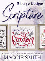 Scripture | Counted Cross Stitch Pattern Book for Beginners 