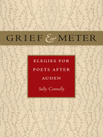 Grief and Meter: Elegies for Poets after Auden
