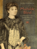 Mathilde Blind: Late-Victorian Culture and the Woman of Letters