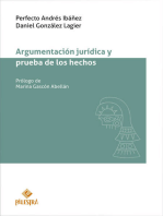 Argumentación jurídica y prueba de los hechos