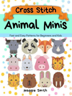 Animal Minis Cross Stitch