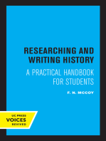 Researching and Writing in History: A Practical Handbook for Students