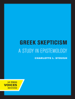 Greek Skepticism: A Study in Epistemology