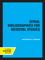 Serial Bibliographies for Medieval Studies