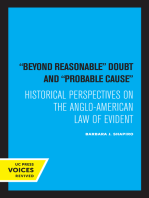 Beyond Reasonable Doubt and Probable Cause: Historical Perspectives on the Anglo-American Law of Evidence