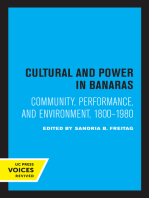 Culture and Power in Banaras: Community, Performance, and Environment, 1800-1980