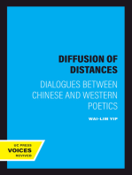 Diffusion of Distances: Dialogues Between Chinese and Western Poetics