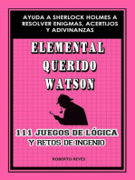 Elemental querido Watson: 111 juegos de lógica y retos de ingenio