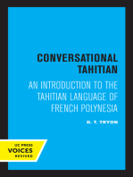 Conversational Tahitian: An Introduction to the Tahitian Language of French Polynesia