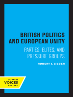 British Politics and European Unity: Parties, Elites, and Pressure Groups