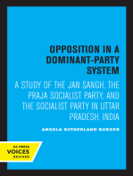 Opposition in a Dominant-Party System: A Study of the Jan Sangh, the Praja Socialist Party, and the Socialist Party in Uttar Pradesh, India